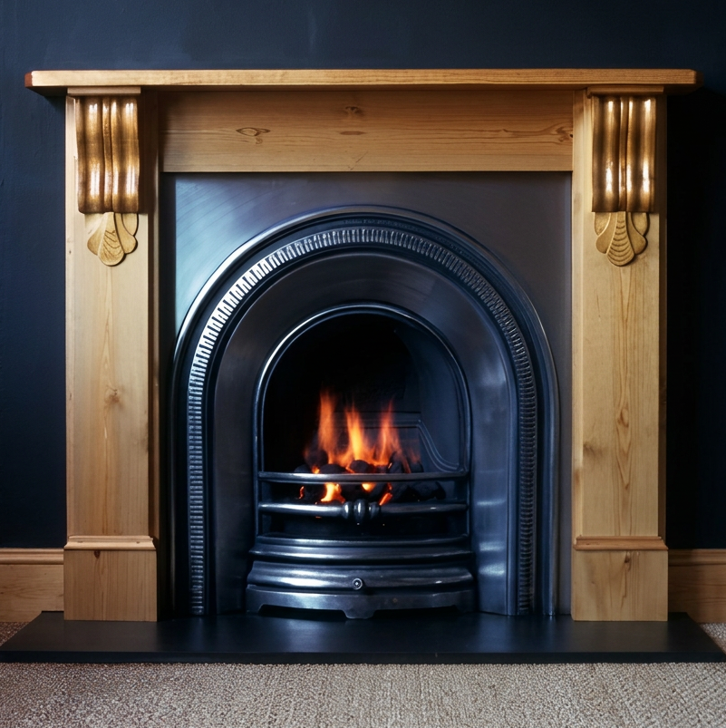 Wooden mantels